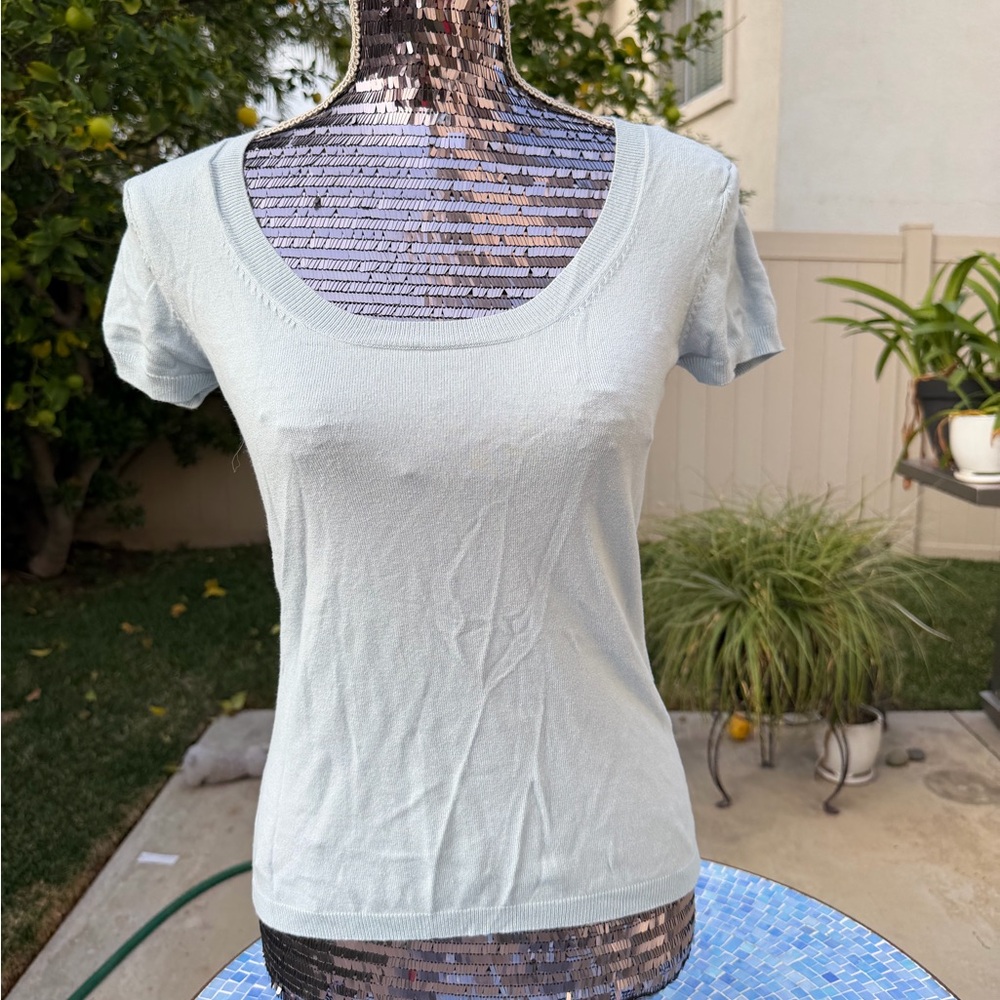 Old Navy Light Blue Short Sleeve Tee